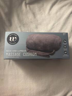 59241 Wayland Square Neck And Lumbar Massage Cushion Pillow