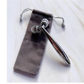 Wellderma 1507-2120 Face Lifting Dark Silver Roller 2 Head Stainless Steel Manual