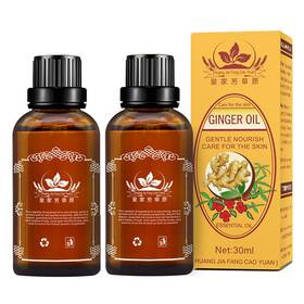 5y-em2s-gtlz Wenfeng 2 Pcs Ginger Oil Massage For Lymphatic 1 Fl Oz Pack Of