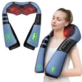 Wds-0103 Wertyi Cordless Shiatsu Neck And Shoulder Massager With Heat Deep Tissue Pain Relief