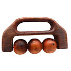 Wh0107 Whopper Wooden Hand Held Rolling Ball Body Massager Deep Tissue