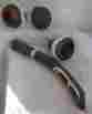 Wm-30n Conair Handheld Vibrating Massager W Heat Stone Copper Exchangable Heads
