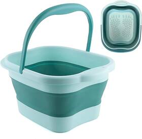 Wmhylyh 445020154174 Collapsible Foot Bath Soaking Tub With Handle Spa Massager Fo