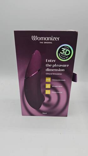 Womanizer 251460623667 Next Rechargeable Waterproof Silent Pleasure Suction Massager Purple