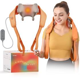 Woomer 975578290693 Neck Massager With Heat For Pain Relief Deep Tissue Vitality And Relax Modes 2