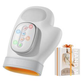 Wux 734598448080 Hand Massager With Heat Compression Relief 3 Massage 4 Temperatures 5 Compres