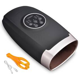 X-12-hdm-0002-001 Xcceries Hand Massager Air Compression Finger Vibration Shiatsu Heating Therapy