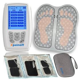 Xpainoff 717018950967 Ems Tens Unit Massager Muscle Stimulator Pain Relief Device Lightweight Desi