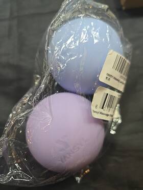 Yansyi 607816314170 Massage Lacrosse Ball Ideal For Yoga Physical Therapy Deep B1