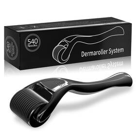 Dr-004 Yanviperisk Derma Roller 540 Stainless Steel Black 1 Count Pack Of Black1.5