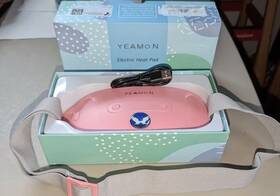 Yeamon 704755998727 Portable Cordless Heating Pad Electric Waist Belt Device New Unopened