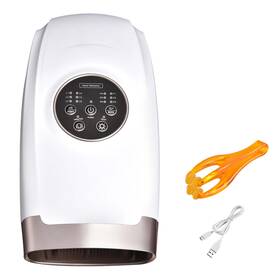 12hdm001-0134-07 Yescom Hand Massager Air Compression Vibration Heat 6 Modes And Intensities Palm Wrist