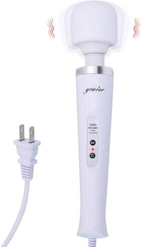 Yevior 445023073038 Wired Powerful Handheld Massager With 10 Pulse Settings Strong Vibration