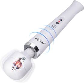 Yevior 744759875525 Cordless Personal Electric Massager Wand With 10 Pulse Settings Strong Vi