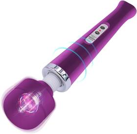 Yevior 769891038256 Cordless Personal Massager 10 Pulse Settings Rechargeable Purple Usb Nib New