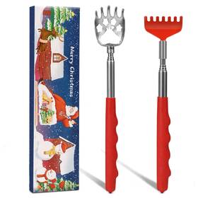 Mc1200-fba Yimicoo Stocking Stuffers For Men 2 Pack Extendable Back Scratcher Christmas Red