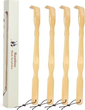 Yimicoo Mc1302-fba Wooden Bamboo Back Scratcher 17 Inch Long Handle Scratchers For Ad