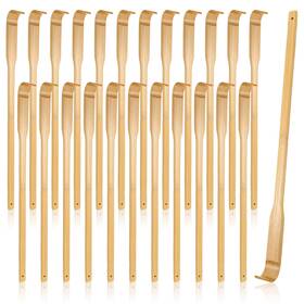 Scratchers-4326 Yinkin 24 Pieces Bamboo Back Scratcher Bulk Long Manual Massager Traditional Wo