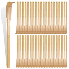 Wooden-86544 Yinkin 50 Pack Bamboo Back Scratchers Bulk Traditional Manual Wooden Scratcher For