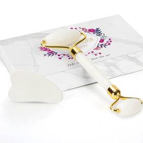 Yl-01 Yltneuqer Gua Sha Facial Massage Tool Jade Roller Set For Puffiness And Wrinkles