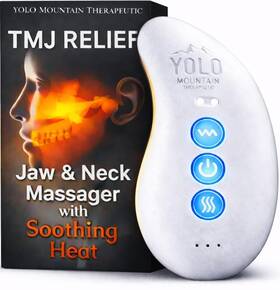 Yolo Mountain Therapeutic 197644587957 Premium Tmj Relief Massager Heated Jaw And Neck Ma