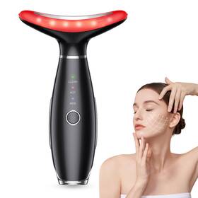 Yunruo82 Yunruo 313023451415 Neck Face Massager 3-in-1 Portable Facial Sculpting Tool Black
