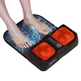 Zedriwell 767435207366 Electric Foot Massager With Heat Premium Shiatsu Massage Device Porta