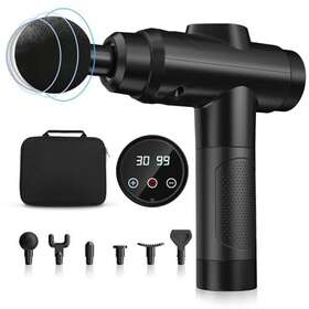 Zerolia 757350985517 Massage Gun Deep Tissue Muscle Percussion Massager With 30 Speeds Quiet Ele