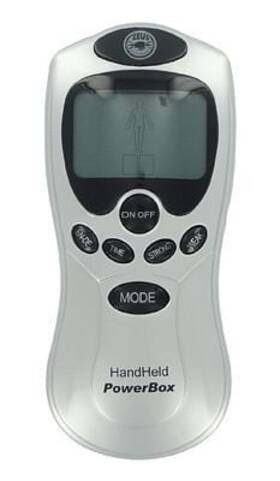 Zeus Electrosex 811847015436 Handheld 8 Mode Power Box With Black Pads