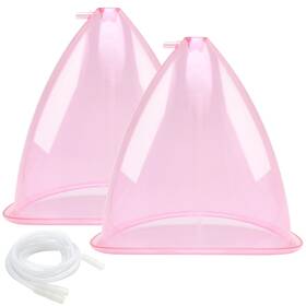 20124 Zilampu Buttocks Vacuum Cups 210ml Xxl Therapy Cupping Machine Pink