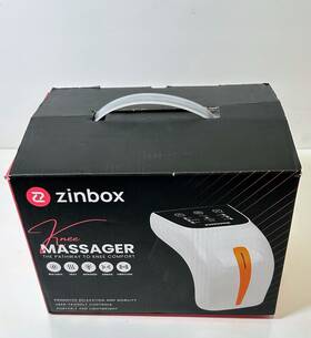 Zinbox 198715333190 Cordless Knee Massager Infrared Heat Vibration Portable Lightweight