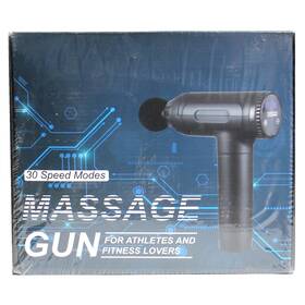 Zongym 738866080156 30 Speed Massage Gun Deep Tissue Massager For Muscle Vibrating Relax 6 Heads