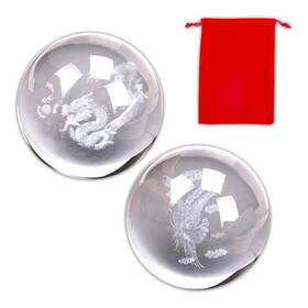 Cy644-645 Zorza 2pcs Baoding Balls For Hand Therapy Chinese Health Exercise Stress Ball