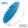 Zs234re Boseen Cellulite Massager Remover Brush Mitt Blue Eliminating Arm 611359501324