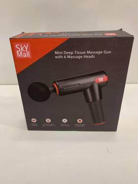 Zybeauty 760954369119 Massage Gun Percussion Massager Deep Tissue Vibrating 6 Heads Muscle Relax Case