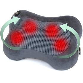 Zma-13-slv Zyllion Shiatsu Back And Neck Massager With Heat 3d Electric Kneading Deep T