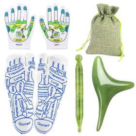 Jk-am011-0304 Zynery Reflexology Socks With Massage Tool Pressure Point And Acupressure Therapy Re