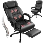 Massage Office Chair With 6 Point Vibration And Heat, Ergonomic Executive Hom.... Fixed Price $312.99.