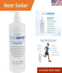16OZ Sub Zero Pain Relief Gel With Pump - Fast For Muscle & Nerve. Fixed Price $22.99.