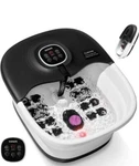 Collapsible Foot Spa Massager Knqze MZD-02F Black White Corded Electric Tested. Fixed Price $29.99.