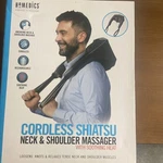 New Homedics Cordless Shiatsu Neck & Shoulder Massager Heat Program NMS-730H. Fixed Price $24.95.