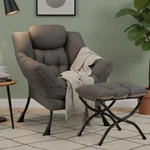 Lazy With Ottoman, Modern Accent Lounge Armchair Armrests And Si.... Fixed Price $169.04.