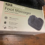 Spa Foot Massager Comfort Fabric With Vibration Black Fleece # 0734. Fixed Price $28.98.