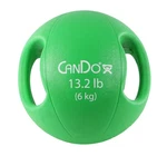 Cando, Molded Dual Handle Medicine Ball, Green, 13.2 Lb. (6 Kg). Fixed Price $123.97.