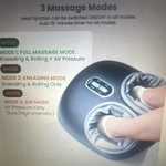 Nekteck Shiatsu Foot Massager Heated Air Compression Kneading Rolling Gray. Fixed Price $77.49.