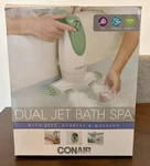 Conair BTS7 Dual Bath Spa With Bubbles, Jets & Massage New. Fixed Price $29.99.