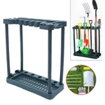Garage Tool Rack Broom Mop Holder Garden Lawn Utility Storage Stand Organizer. Fixed Price $44.34.