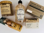 Spa Bath & Body Set, Scrub, Balms, Hand Soap, Satin Pillowcase, More. Fixed Price $45.00.