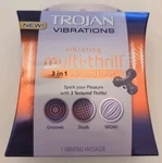 Trojan Vibrations Vibrating Multi-thrill 3 1 Bullet Massager. Fixed Price $13.00.