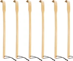 Back Scratcher, 17IN Pack Of 6, Traditional Finger-like Bamboo Wooden Bod. Fixed Price $16.49.